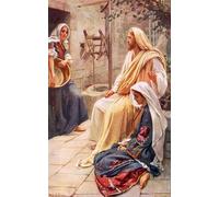 POSTERIIk Famous Print Pop Art Wall Art Graffiti Martha and Mary by Harold Copping Art Prints for Home Decor 60x90cm