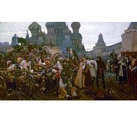 POSTERIIk Famous Print Pop Art Wall Art Graffiti Morning of the Execution of the Streltsy by Vasilij Ivanovic Surikov Art Prints for Home Decor 60x90cm
