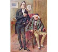 POSTERIIk Famous Print Pop Art Wall Art Graffiti Mr Pecksniff and Old Chuzzlewit by Harold Copping Art Prints for Home Decor 60x90cm
