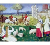 POSTERIIk Famous Print Pop Art Wall Art Graffiti Ms Fr St Margaret of Antioch and Olibrius by Jean Fouquet Art Prints for Home Decor 60x90cm