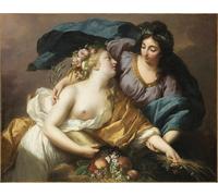 POSTERIIk Famous Print Pop Art Wall Art Graffiti Peace Bringing Back Abundance La Paix Ramenant L'abondance by Louise Élisabeth Vigée Le Brun Art Prints for Home Decor 60x90cm