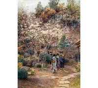 POSTERIIk Famous Print Pop Art Wall Art Graffiti Plum Trees At Atami by Walter Frederick Roofe Tyndale Art Prints for Home Decor 60x90cm