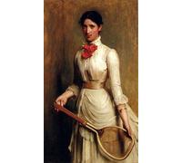 POSTERIIk Famous Print Pop Art Wall Art Graffiti Portrait of Artist's Sister-In-Law Arthur Hacker Art Prints for Home Decor 60x90cm