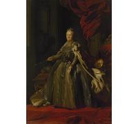 POSTERIIk Famous Print Pop Art Wall Art Graffiti Portrait of Catherine Ii by Alexander Roslin Art Prints for Home Decor 60x90cm