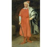 POSTERIIk Famous Print Pop Art Wall Art Graffiti Portrait of the Buffoon redbeard Cristobal De Castaneda by Diego Velázquez Art Prints for Home Decor 60x90cm