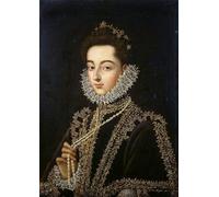 POSTERIIk Famous Print Pop Art Wall Art Graffiti Portrait of the Infanta Catherine Michelle of Spain by Sánchez Coello Art Prints for Home Decor 60x90cm