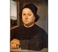 POSTERIIk Famous Print Pop Art Wall Art Graffiti Portrait of the Painter Pietro Perugino by Raphael Art Prints for Home Decor 60x90cm