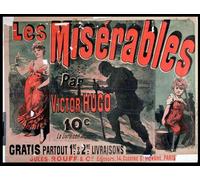 POSTERIIk Famous Print Pop Art Wall Art Graffiti Poster the Publication of Les Miserables by Jules Cheret Art Prints for Home Decor 60x90cm