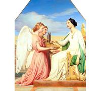 POSTERIIk Famous Print Pop Art Wall Art Graffiti Saint Cecilia and the Angels by Paul Delaroche Art Prints for Home Decor 60x90cm