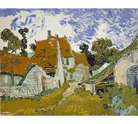 POSTERIIk Famous Print Pop Art Wall Art Graffiti Street in Auvers-sur-oise by Vincent Van Gogh Art Prints for Home Decor 60x90cm
