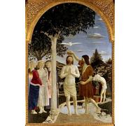 POSTERIIk Famous Print Pop Art Wall Art Graffiti the Baptism of Christ the Baptist Baptizes Jesus by Piero Della Francesca Art Prints for Home Decor 60x90cm