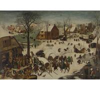 POSTERIIk Famous Print Pop Art Wall Art Graffiti the Census At Bethlehem by Pieter the Elder Bruegel Art Prints for Home Decor 60x90cm