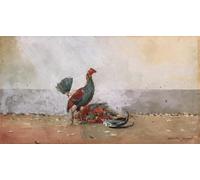 POSTERIIk Famous Print Pop Art Wall Art Graffiti the Cock Fight by Winslow Homer Art Prints for Home Decor 60x90cm