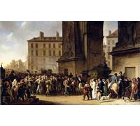 POSTERIIk Famous Print Pop Art Wall Art Graffiti the Conscripts of by Marching Past the Gate of Saint Denis by Louis Leopold Boilly Art Prints for Home Decor 60x90cm