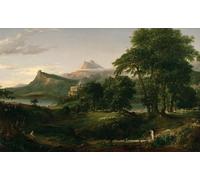 POSTERIIk Famous Print Pop Art Wall Art Graffiti the Course of Empire the Arcadian or Pastoral State by Thomas Cole Art Prints for Home Decor 60x90cm