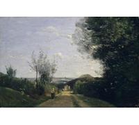 POSTERIIk Famous Print Pop Art Wall Art Graffiti The Environs of Paris by Jean Baptiste Camille Corot Art Prints for Home Decor 60x90cm