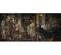 POSTERIIk Famous Print Pop Art Wall Art Graffiti the Feast After Plato by Anselm Feuerbach Art Prints for Home Decor 60x90cm