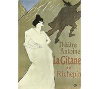 POSTERIIk Famous Print Pop Art Wall Art Graffiti the Gypsy by Henri De Toulouse Lautrec Art Prints for Home Decor 60x90cm
