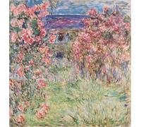 POSTERIIk Famous Print Pop Art Wall Art Graffiti the House Among the Roses by Claude Monet Art Prints for Home Decor 60x90cm