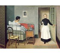 POSTERIIk Famous Print Pop Art Wall Art Graffiti The Ill Child by Felix Edouard Vallotton Art Prints for Home Decor 60x90cm