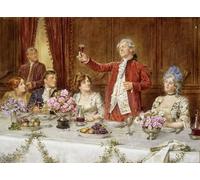 POSTERIIk Famous Print Pop Art Wall Art Graffiti the King by George Goodwin Kilburne Art Prints for Home Decor 60x90cm