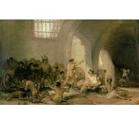 POSTERIIk Famous Print Pop Art Wall Art Graffiti the Madhouse by Francisco De Goya Art Prints for Home Decor 60x90cm