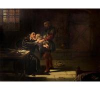 POSTERIIk Famous Print Pop Art Wall Art Graffiti the Martyrdom of Laurence Saunders At Coventry by Charles West Cope Art Prints for Home Decor 60x90cm