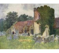 POSTERIIk Famous Print Pop Art Wall Art Graffiti the New Forest Boldre Church by Walter Frederick Roofe Tyndale Art Prints for Home Decor 60x90cm