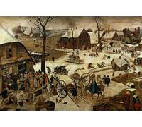 POSTERIIk Famous Print Pop Art Wall Art Graffiti the Payment of the Tithe or the Census At Bethlehem by Pieter Brueghel the Younger Art Prints for Home Decor 60x90cm