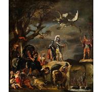 POSTERIIk Famous Print Pop Art Wall Art Graffiti the Peace Negotiations Between Civilis and Cerealis by Ferdinand Bol Art Prints for Home Decor 60x90cm
