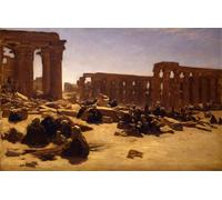 POSTERIIk Famous Print Pop Art Wall Art Graffiti the Ruins of the Temple At Luxor by Farquharson Art Prints for Home Decor 60x90cm