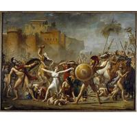 POSTERIIk Famous Print Pop Art Wall Art Graffiti the Sabines Interposing Between Their Roman Husbands by Jacques Louis David Art Prints for Home Decor 60x90cm