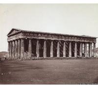 POSTERIIk Famous Print Pop Art Wall Art Graffiti the Temple of Theseus on the Acropolis of Athens by Félix Bonfils Art Prints for Home Decor 60x90cm