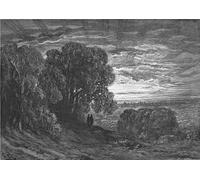 POSTERIIk Famous Print Pop Art Wall Art Graffiti the Two Pilgrims At Highgate by Gustave Dore Art Prints for Home Decor 60x90cm