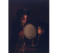 POSTERIIk Famous Print Pop Art Wall Art Graffiti Two Boys by Wright of Derby Art Prints for Home Decor 60x90cm