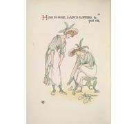 POSTERIIk Famous Print Pop Art Wall Art Graffiti Two Ladies Putting on Slippers by Walter Crane Art Prints for Home Decor 60x90cm