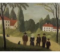 POSTERIIk Famous Print Pop Art Wall Art Graffiti Walkers by Henri Rousseau Art Prints for Home Decor 60x90cm