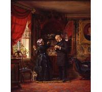 POSTERIIk Vintage Art Print Images Pictures Print a Lover of Old China by Edward Lamson Henry Modern Colour Posters for Office Home Decor 60x90cm