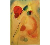 POSTERIIk Vintage Art Print Images Pictures Print canvas painting workart by Wassily Kandinsky Modern Colour Posters for Office Home Decor 60x90cm