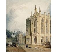 POSTERIIk Vintage Art Print Images Pictures Print Cassiobury West Front by Mallord William Turner Modern Colour Posters for Office Home Decor 60x90cm