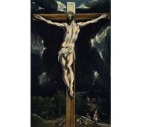 POSTERIIk Vintage Art Print Images Pictures Print Christ on the Cross by El Greco Modern Colour Posters for Office Home Decor 60x90cm