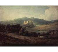 POSTERIIk Vintage Art Print Images Pictures Print Conway Castle by Varley Modern Colour Posters for Office Home Decor 60x90cm