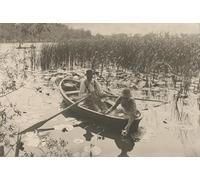 POSTERIIk Vintage Art Print Images Pictures Print Gathering Water Lilies by Peter Henry Modern Colour Posters for Office Home Decor 60x90cm