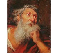 POSTERIIk Vintage Art Print Images Pictures Print Head of an Apostle by Van Dyck Modern Colour Posters for Office Home Decor 60x90cm