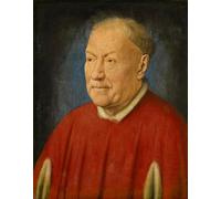 POSTERIIk Vintage Art Print Images Pictures Print Kardinal Niccolo Albergati by Jan Van Eyck Modern Colour Posters for Office Home Decor 60x90cm