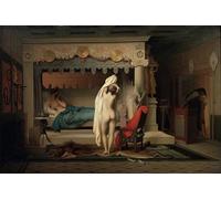 POSTERIIk Vintage Art Print Images Pictures Print King Candaules by Jean Leon Gerome Modern Colour Posters for Office Home Decor 60x90cm