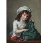 POSTERIIk Vintage Art Print Images Pictures Print Mademoiselle Alexandrine Emilie Brongniart by Louise Élisabeth Vigée Le Brun Modern Colour Posters for Office Home Decor 60x90cm