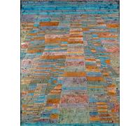 POSTERIIk Vintage Art Print Images Pictures Print Main and byways by Paul Klee Modern Colour Posters for Office Home Decor 60x90cm