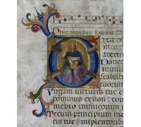 POSTERIIk Vintage Art Print Images Pictures Print Ms F.v Historiated Initial Depicting King David with His Lyre by Fra Angelico Modern Colour Posters for Office Home Decor 60x90cm