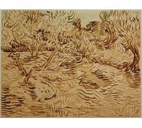 POSTERIIk Vintage Art Print Images Pictures Print Olivenhain by Vincent Van Gogh Modern Colour Posters for Office Home Decor 60x90cm